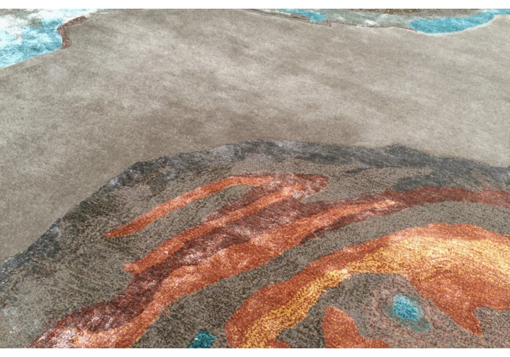 Gemstone Viscose / Wool Hand-woven Luxury Rug