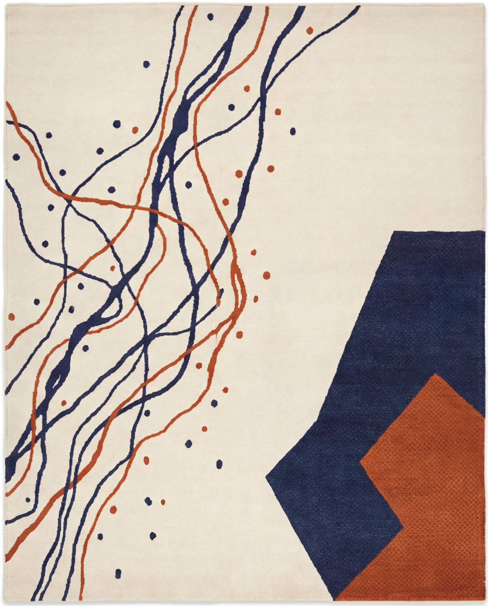 Linear Emblem Luxury Rug