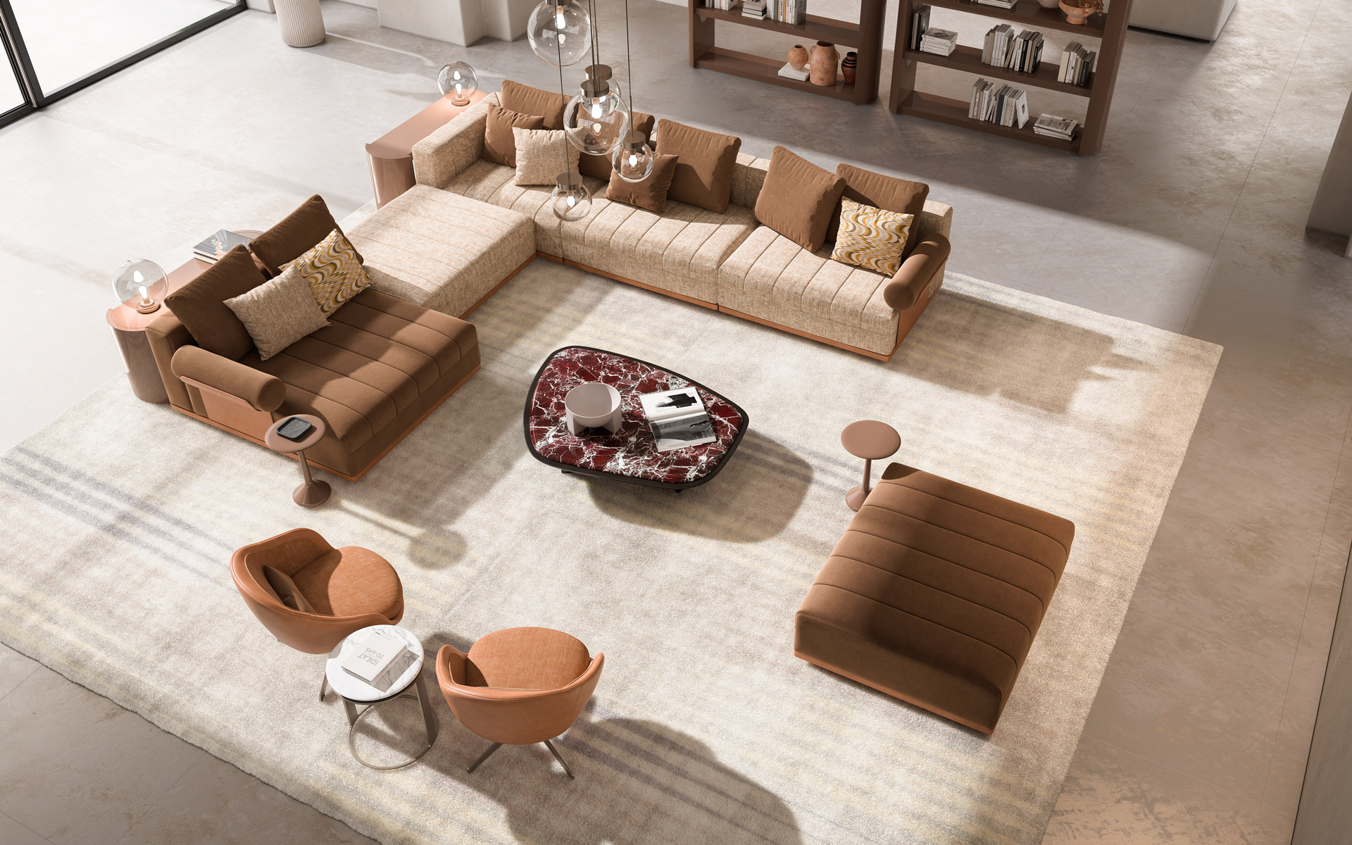 Auguste Sofa with Italian Craftsmanship