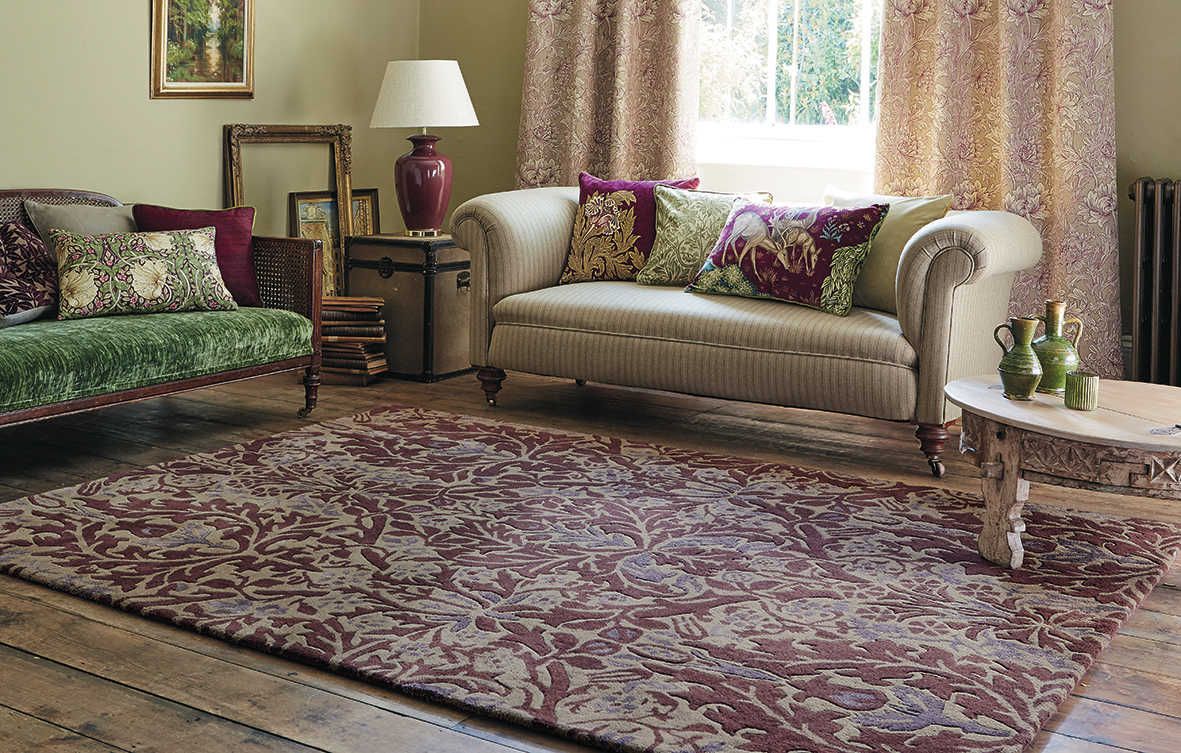 Autumn Flowers Plum 27500 Rug | Size: 170 x 240 cm