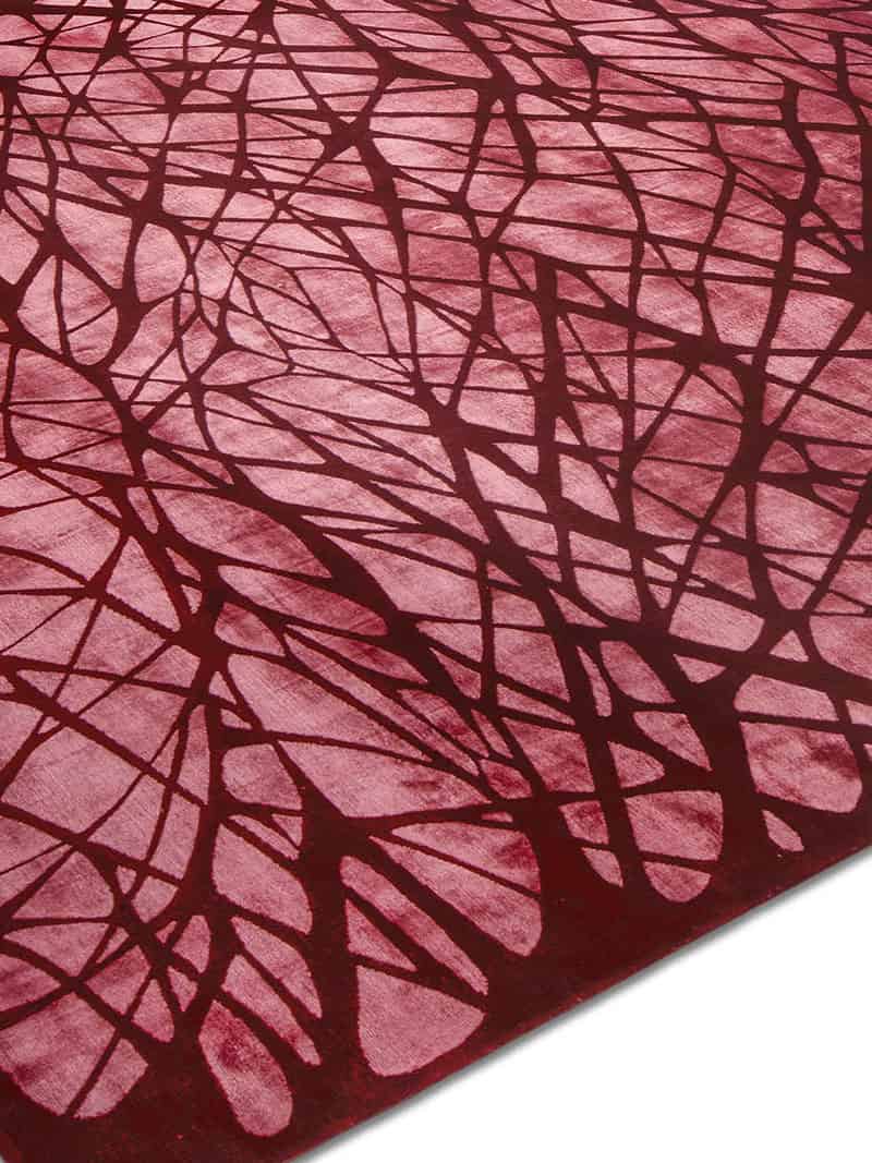 Dresden Red Luxury Hand-Woven Rug