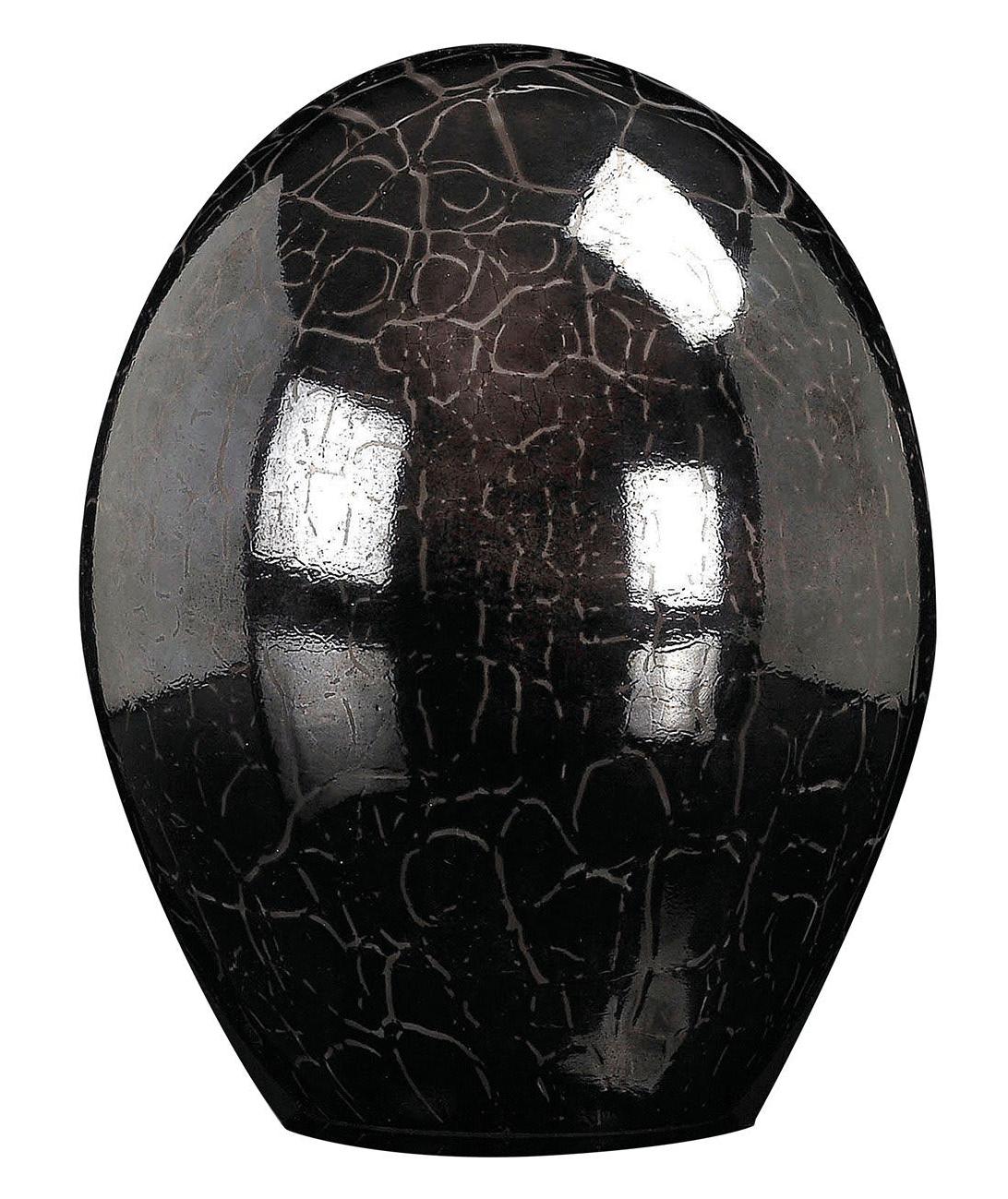 Dark Brown Crystal Decorative Egg