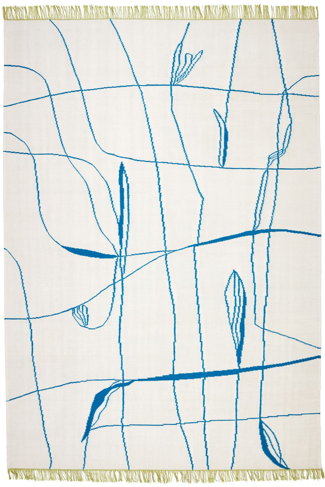 Ravie Vert Designer Wool Rug