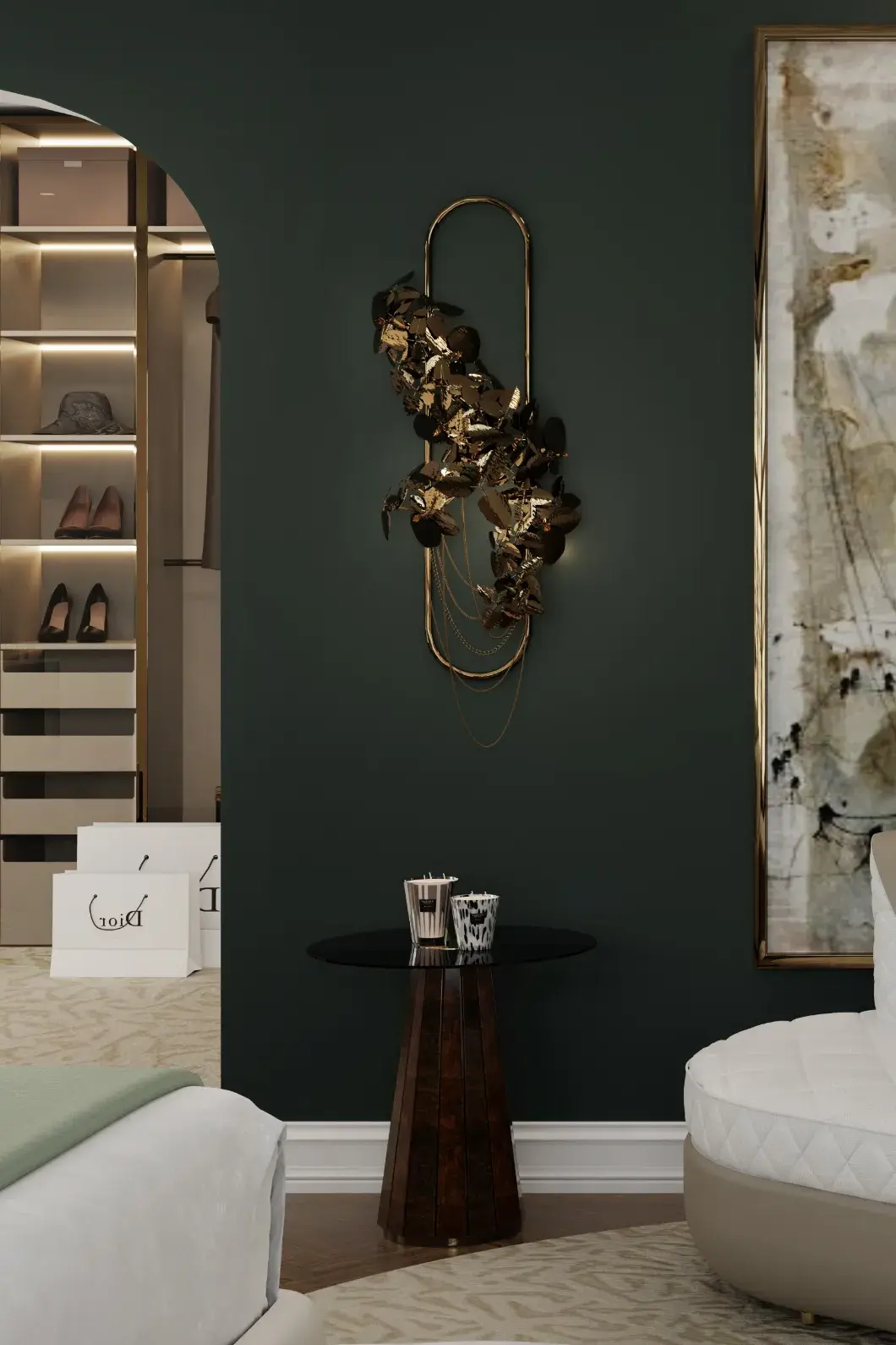 Glow II Brown Side Table - 2