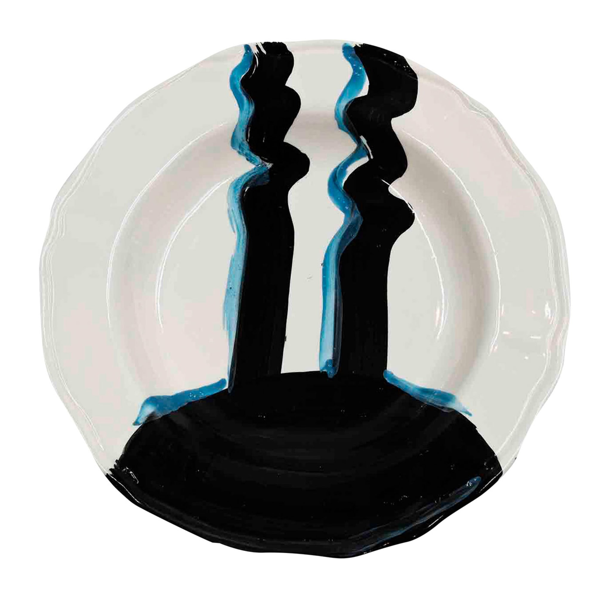 Handcrafted Elegance Ceramic Plate Distinctive Craft