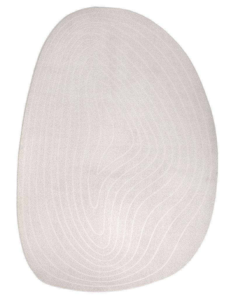 Cortina Stone Ivory Oval Rug