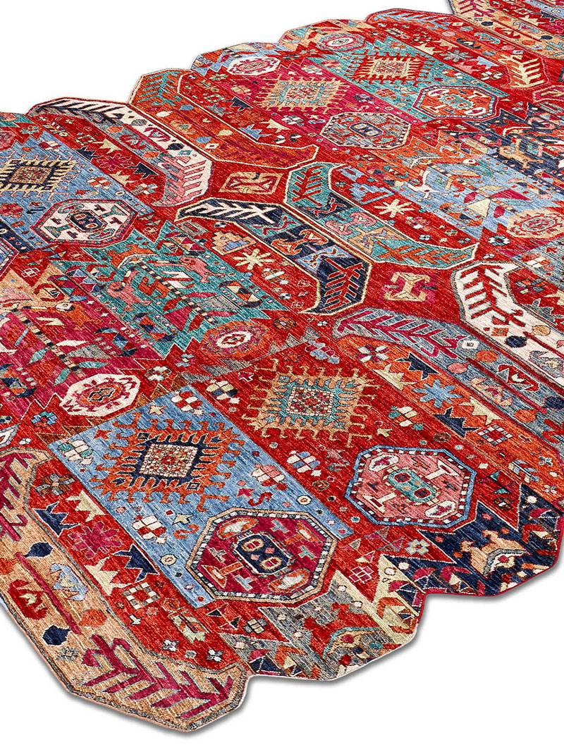 Multishape Luxury 100% Wool Rug | Size: 274 x 365 cm