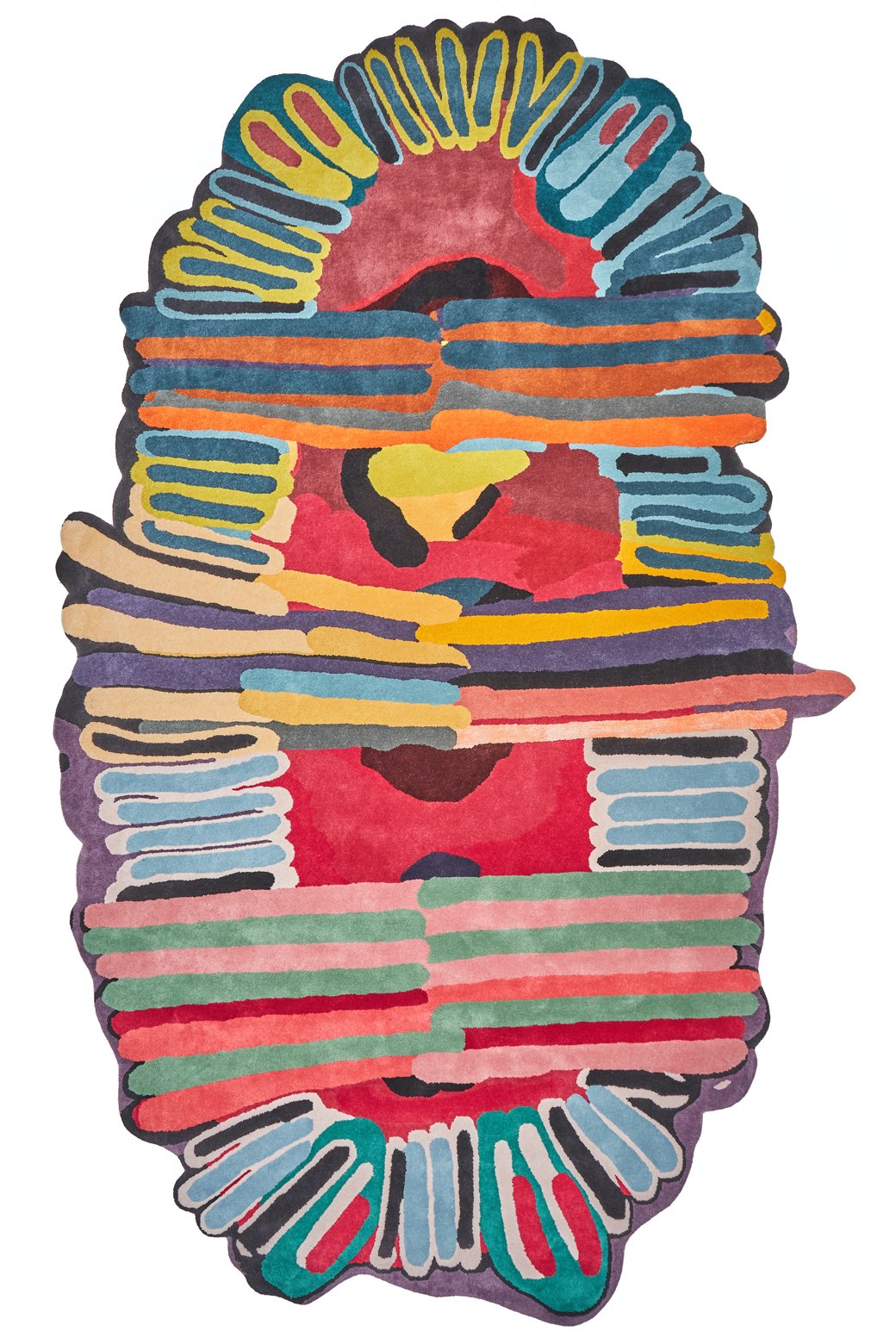 Tufty Designer Wool Rug