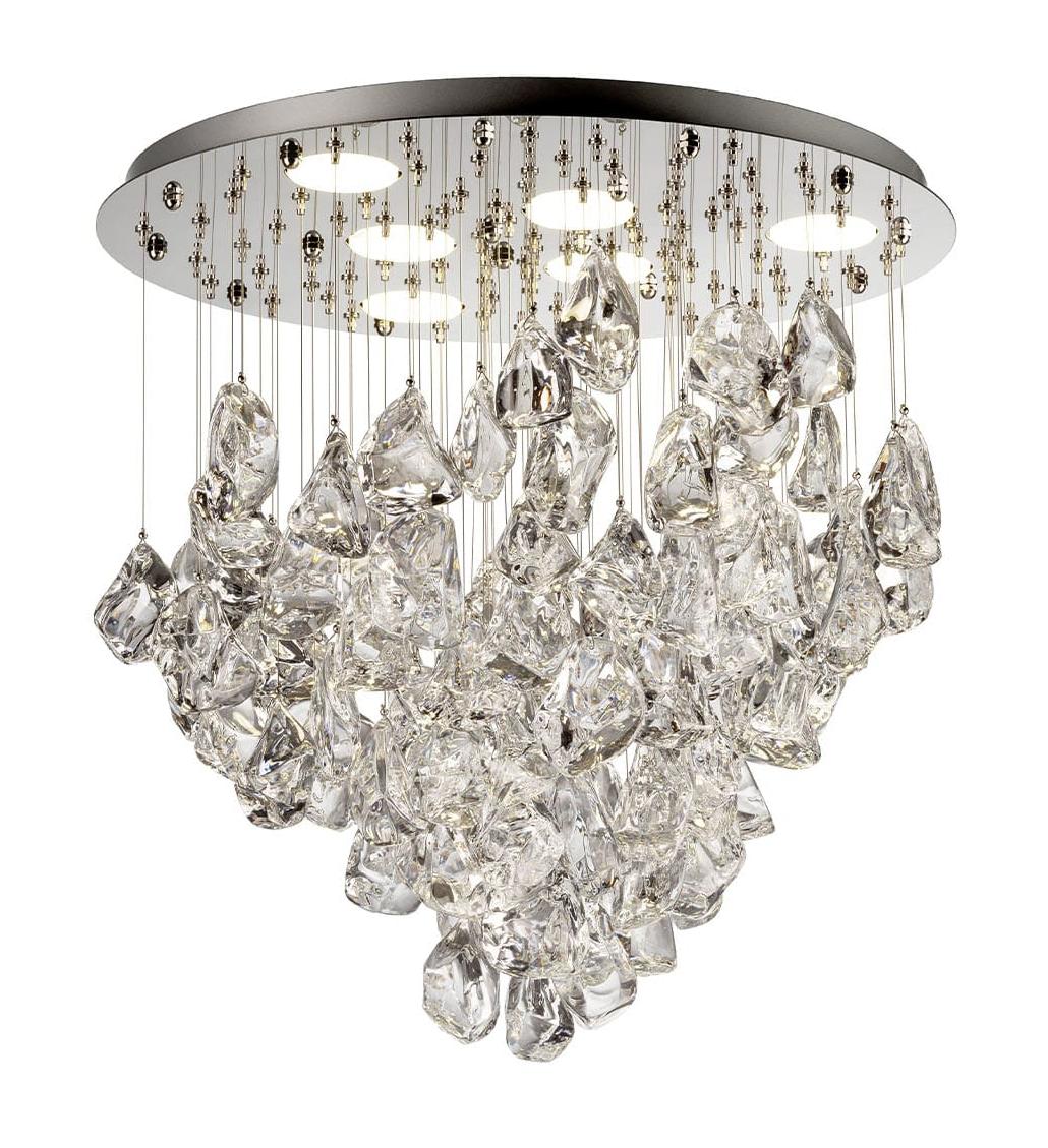 Ice Crystal Cascade Chandelier