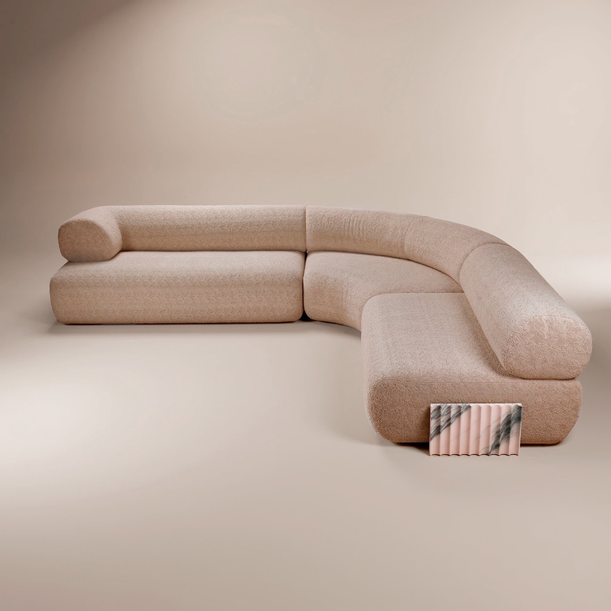 Carmel Beige Modular Sofa