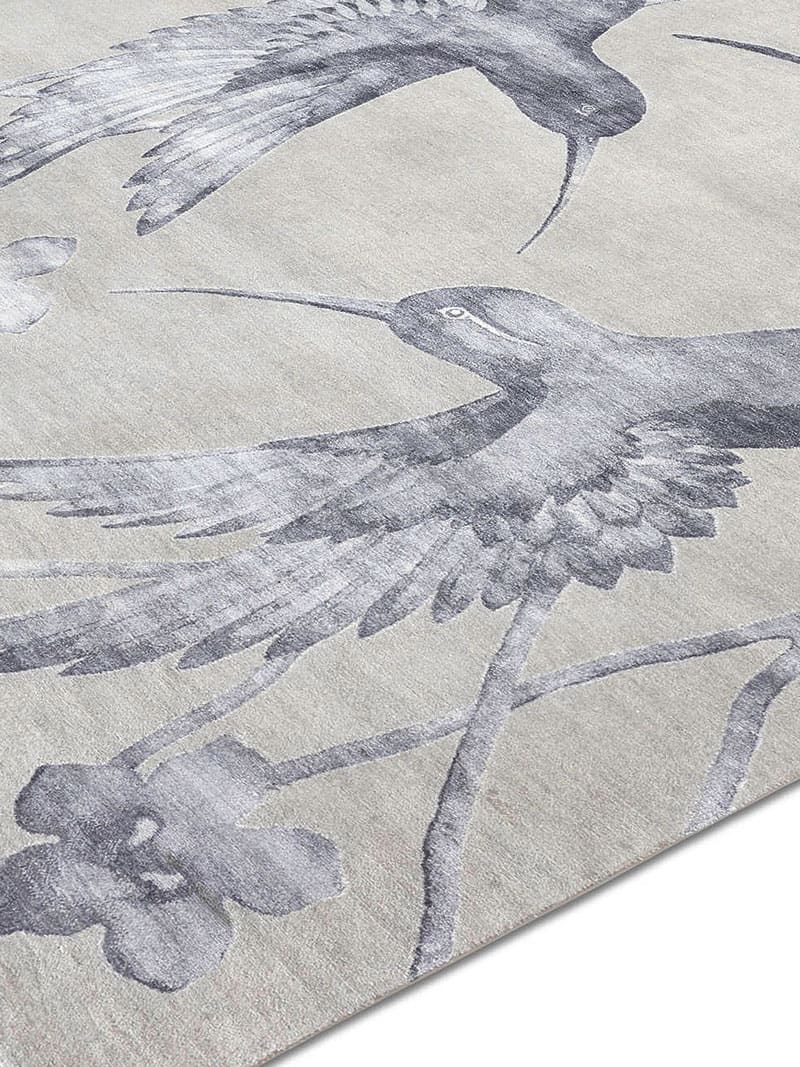 Hummingbirds Handmade Luxury Rug