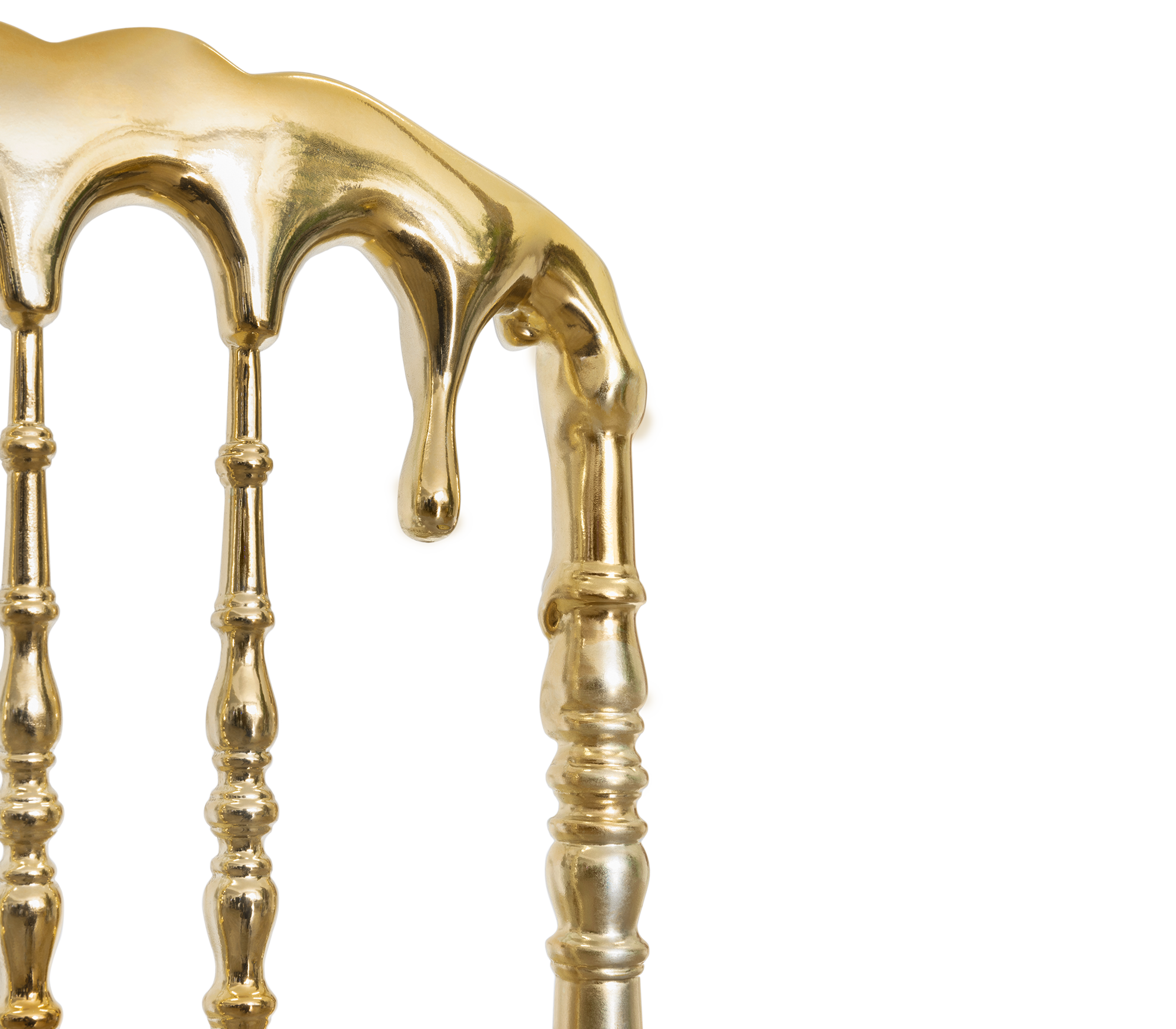 Empyrean Gold Accent Designer Chair