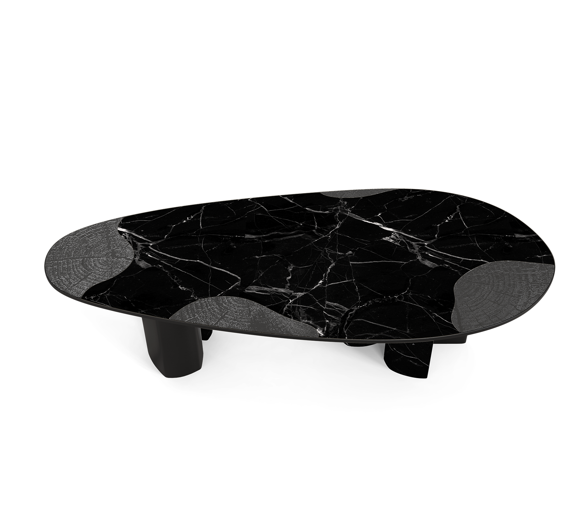 Marble & Onyx Luxe Dining Table