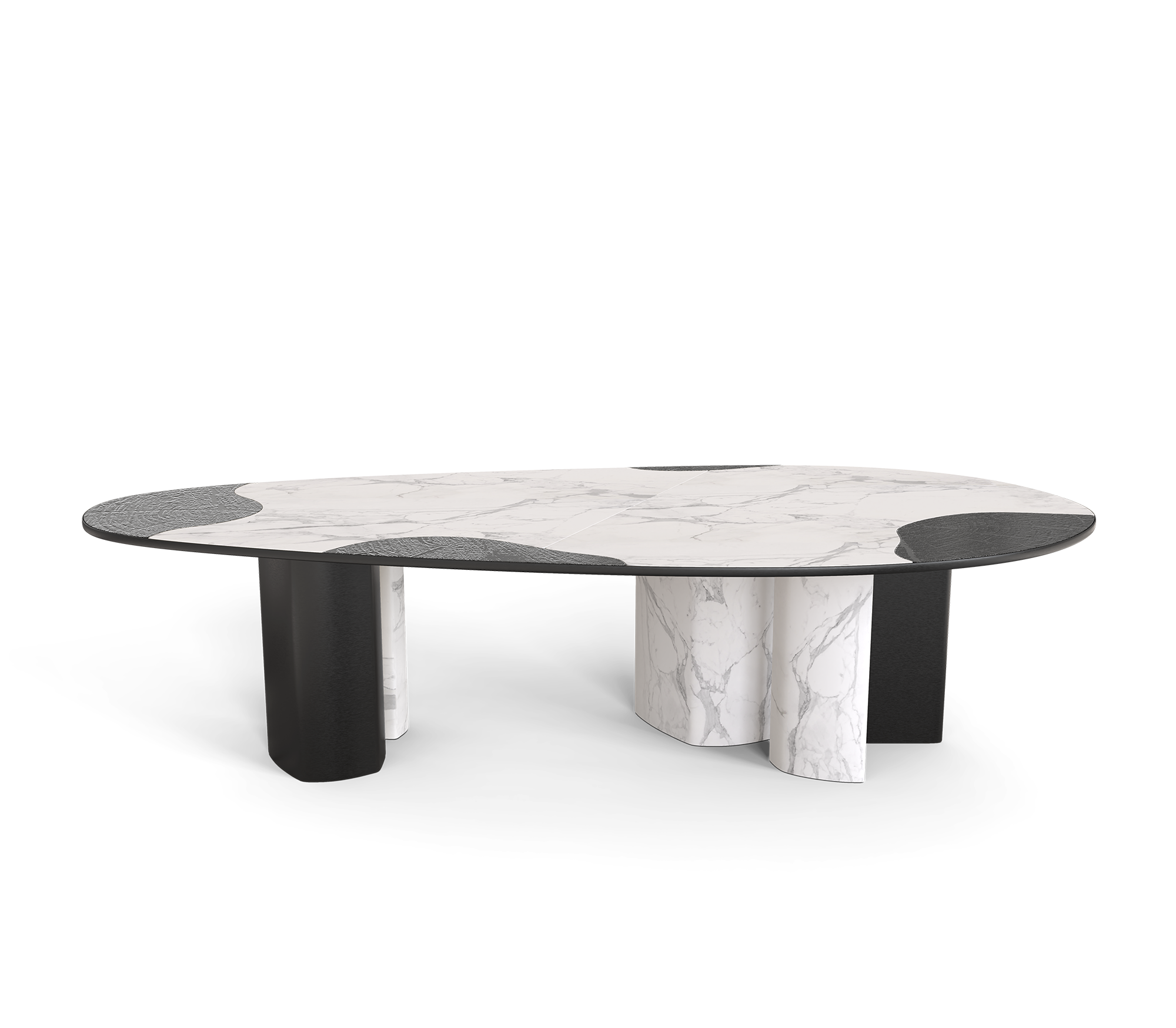 Marble & Onyx Luxe Dining Table