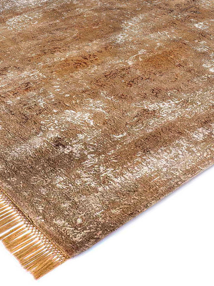 Zero Pile Luxury Silk / Wool Rug ☞ Size: 365 x 457 cm