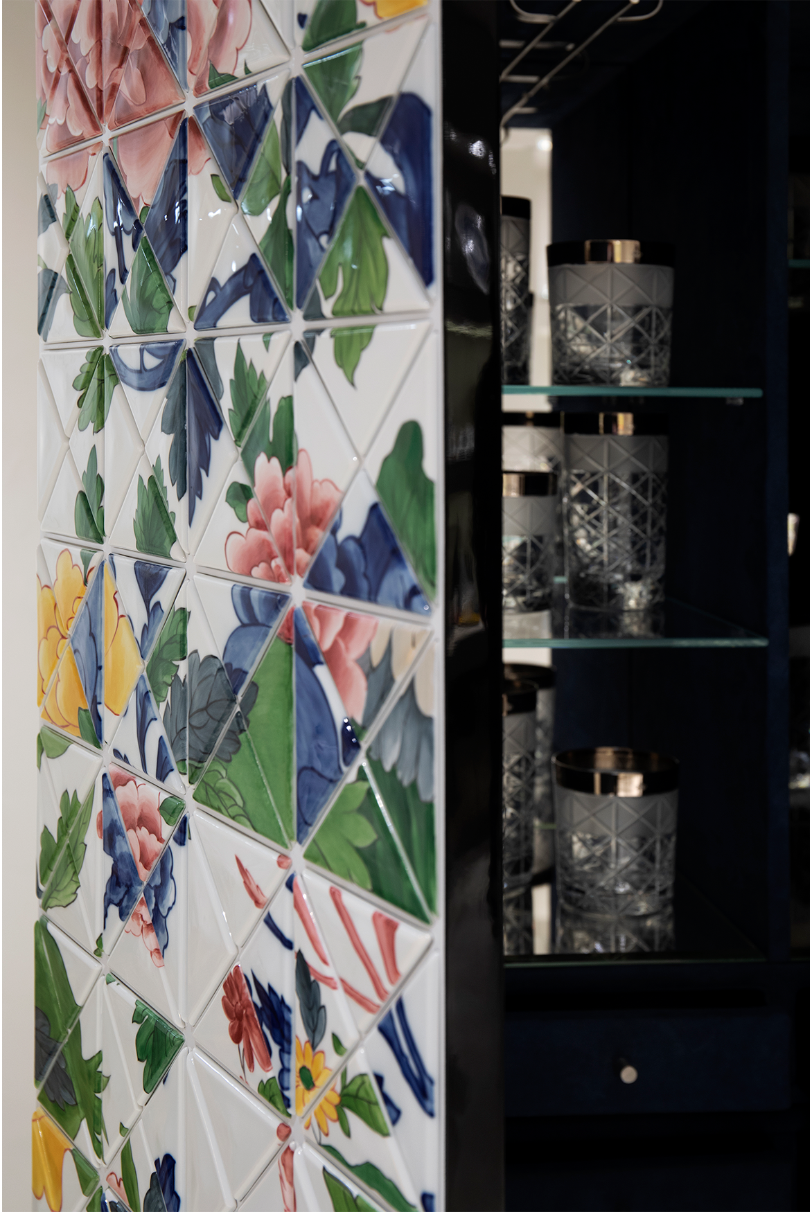 Mosaic Fairy Tale Artisanal Cabinet