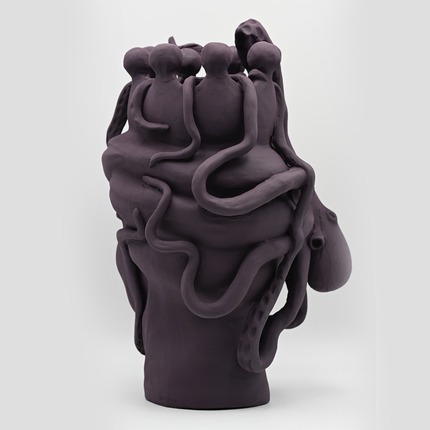Handmade Moor's Head Sculpture in Brown
