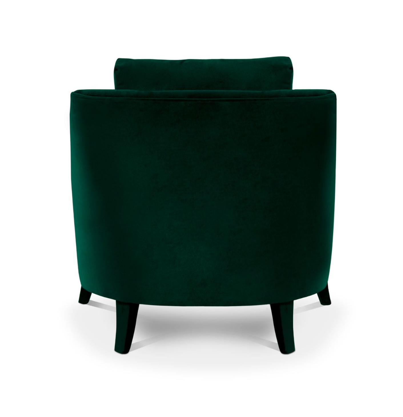 Plush Velvet Royal Armchair