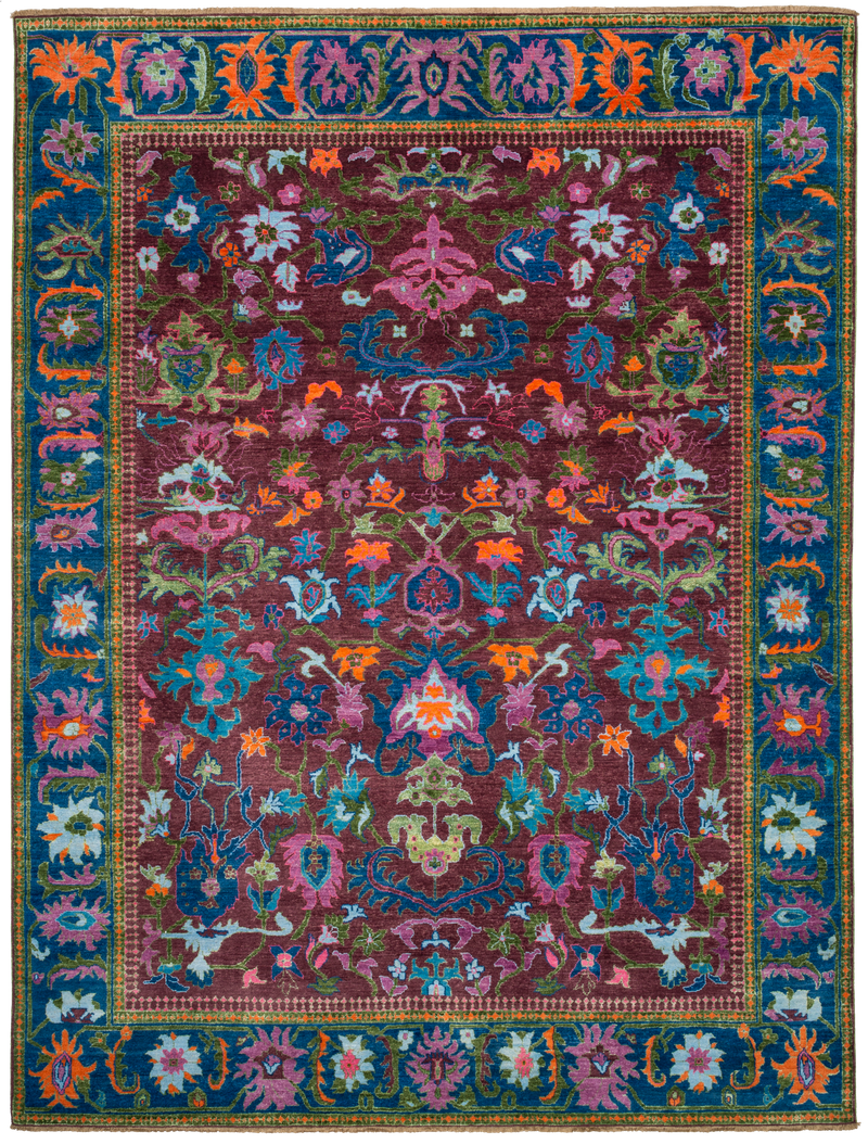 Designer Hand-Knotted Rug
