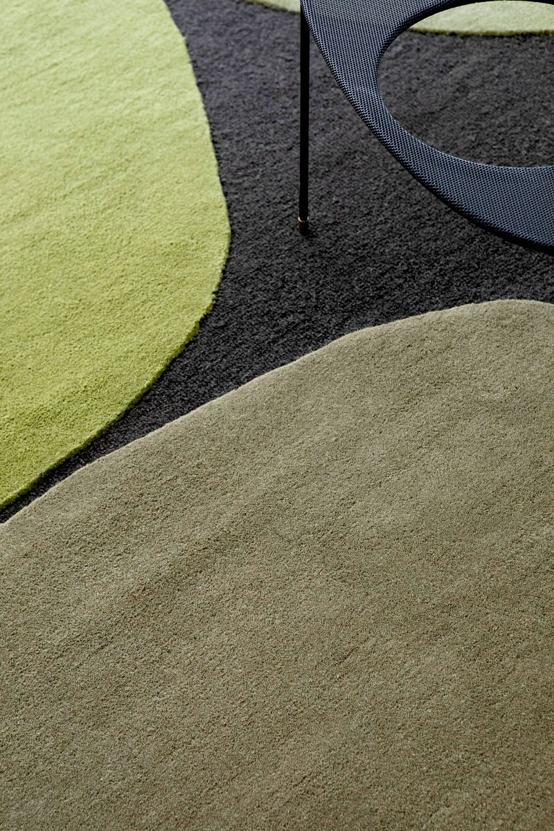 Decor Green Handmade Designer Rug