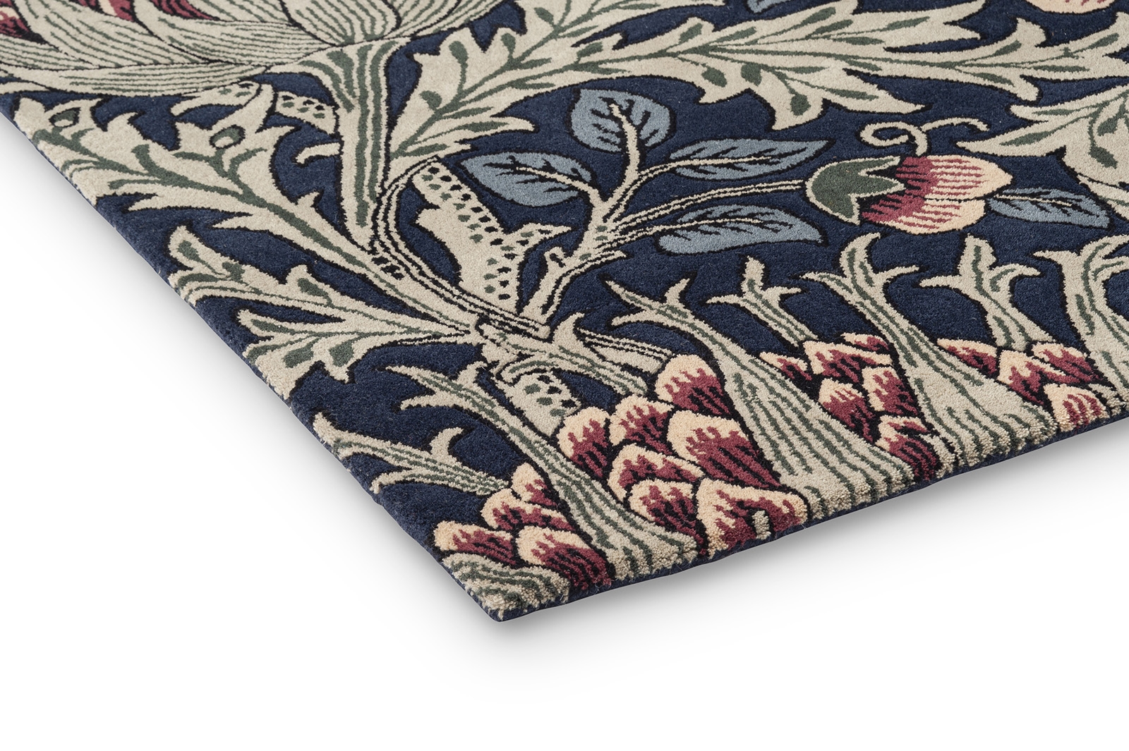 Artichoke Handwoven Blue Rug