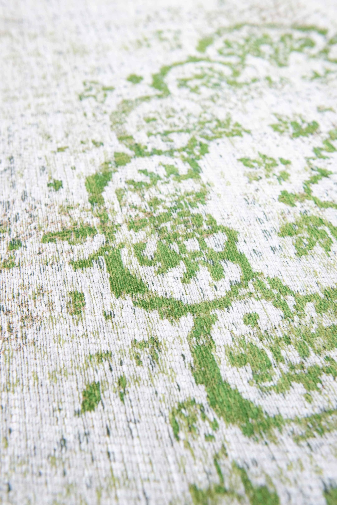 Medallion Green Flatwoven Rug