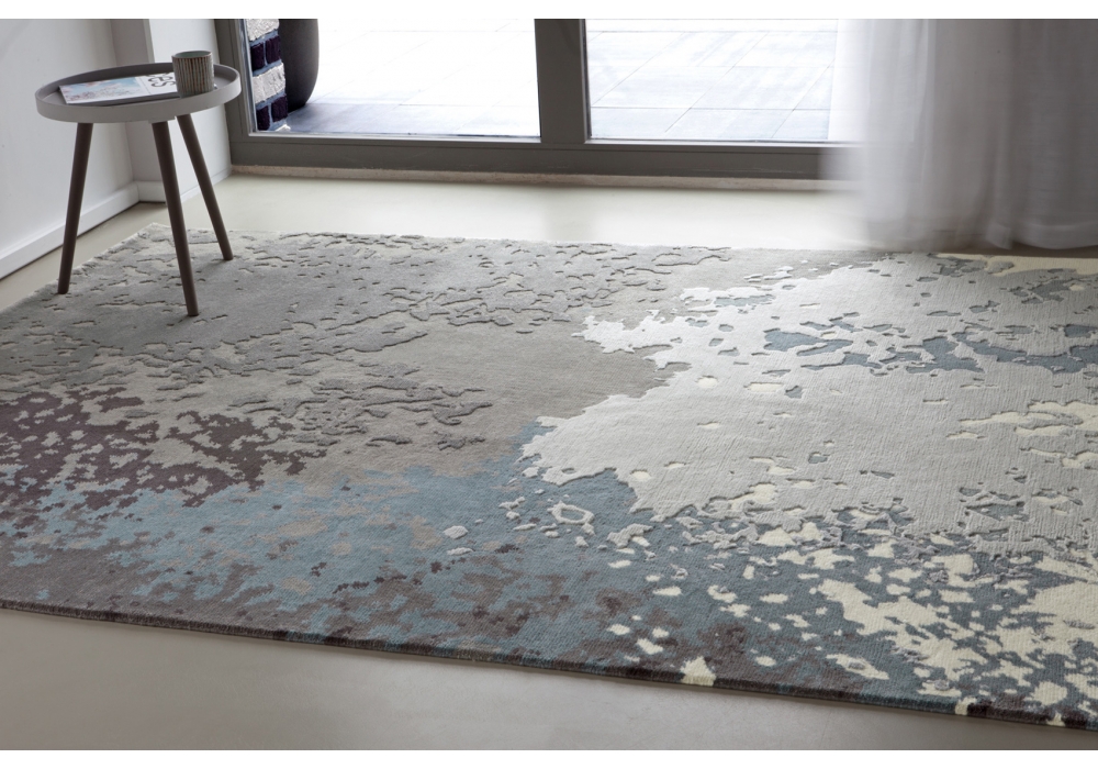 Abstract Handwoven Viscose / Wool Luxury Rug | Size: 250 x 350 cm