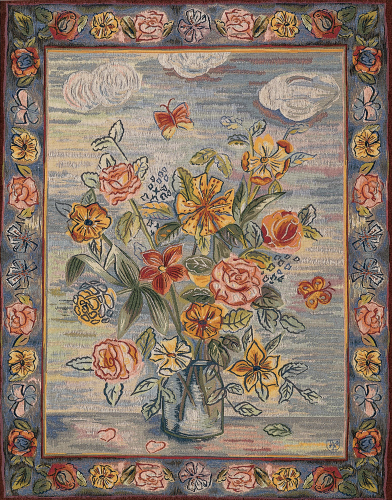 Modern Style Bouquet French Tapestry