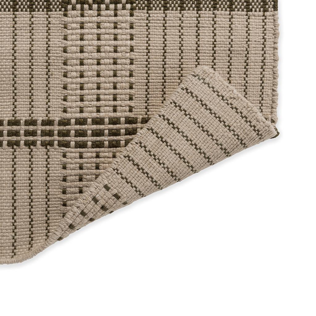 Zona Olive Stitch Fresco Rug