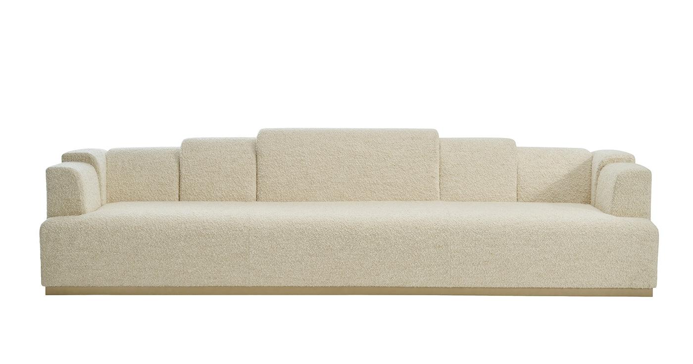 Nouvelle Vague Ivory 4-Seater Artisan Sofa