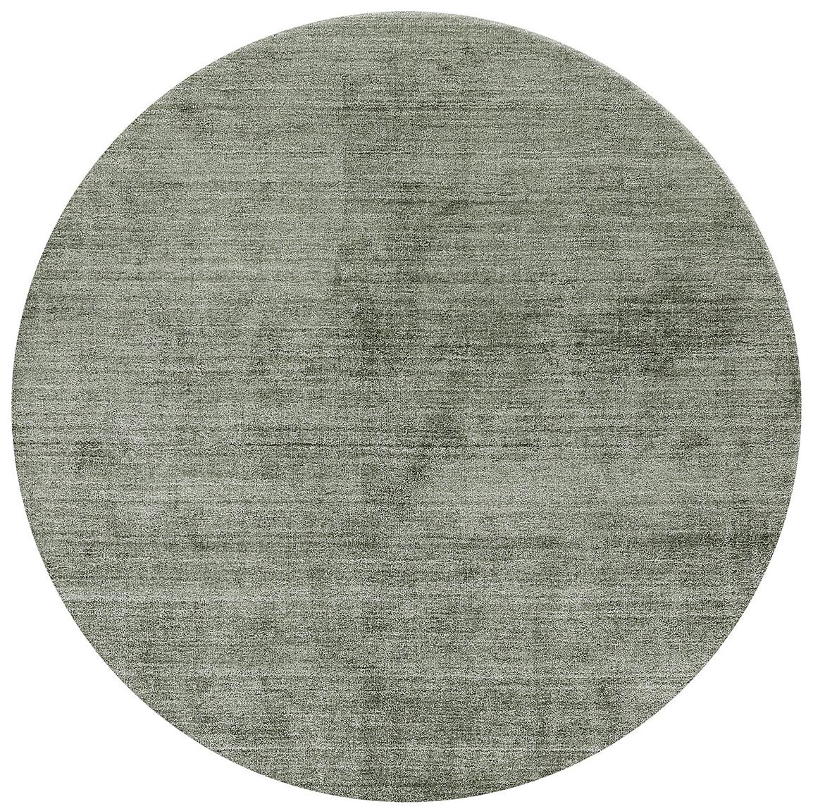 Handwoven Round Silk Rug | Size: Ø 300 cm