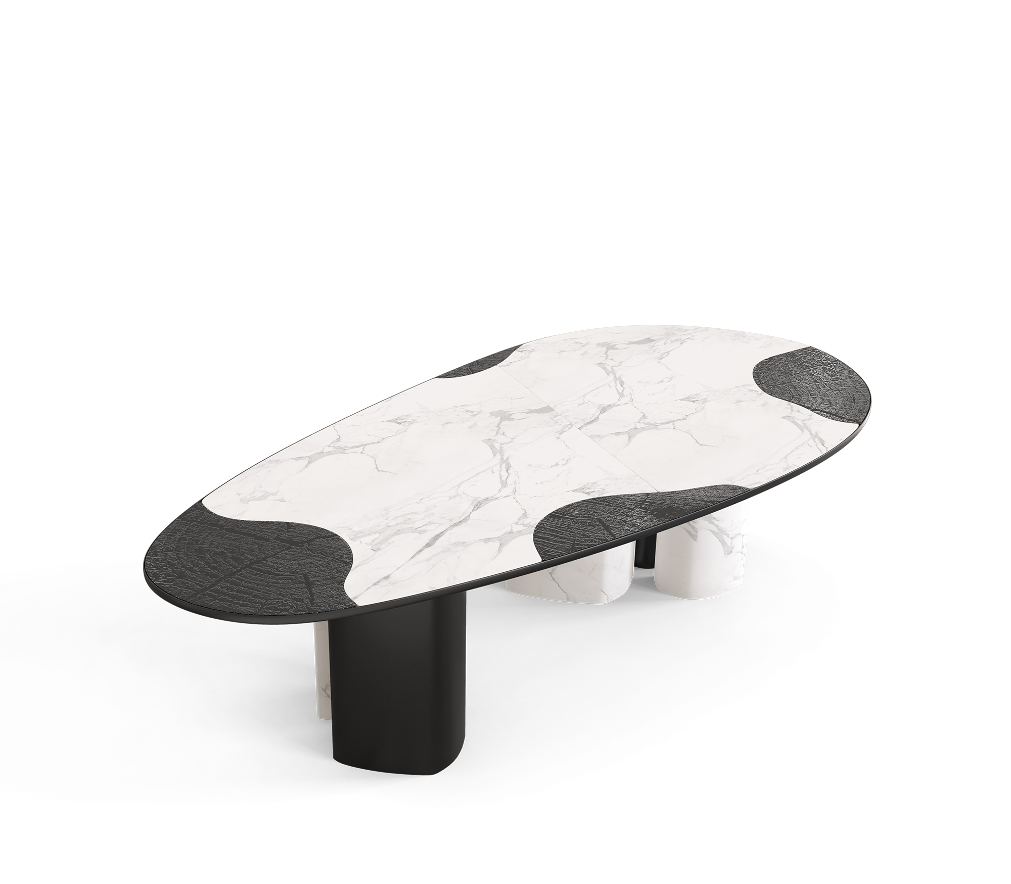 Marble & Onyx Luxe Dining Table