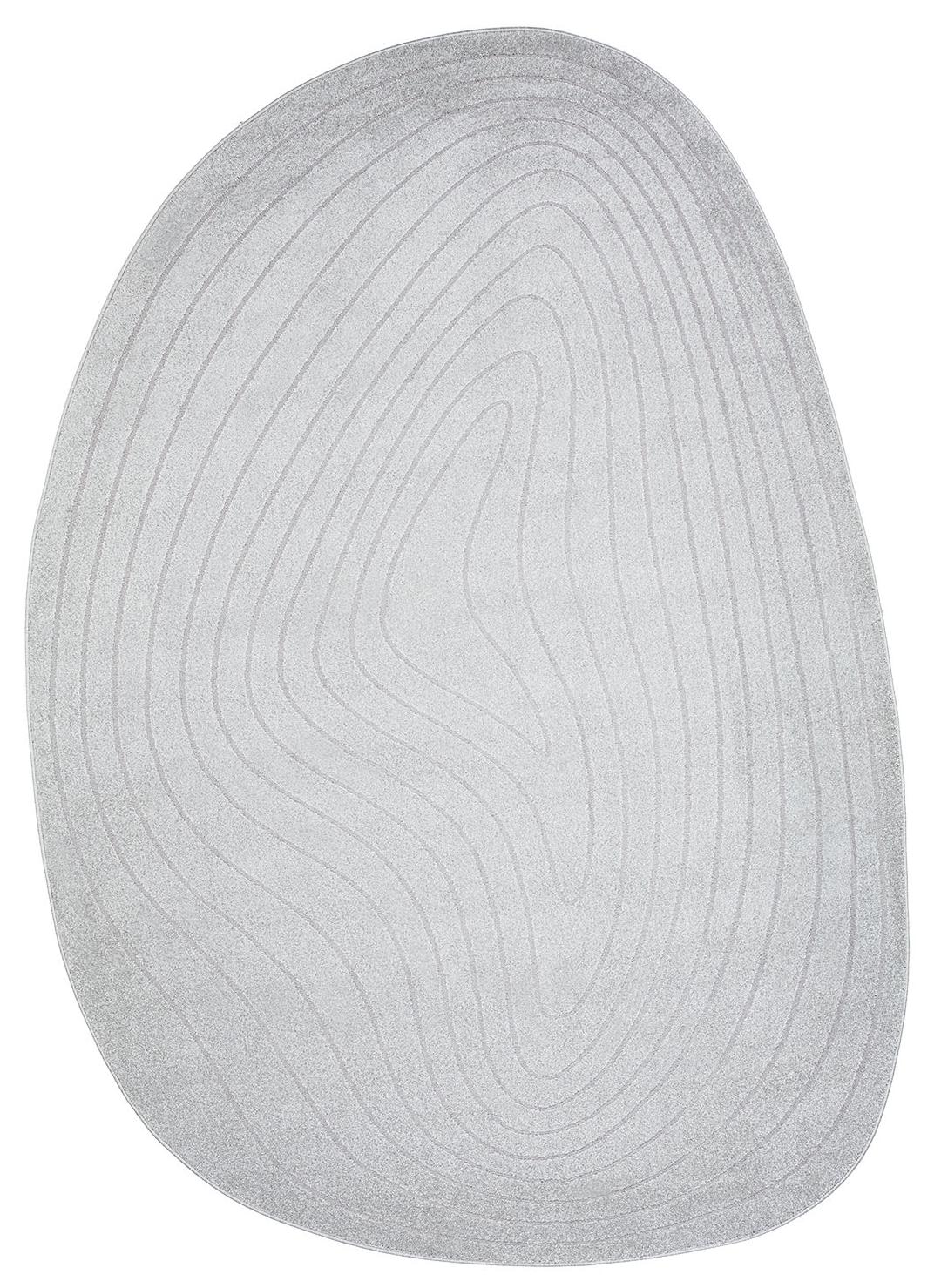 Cortina Stone Grey Oval Rug