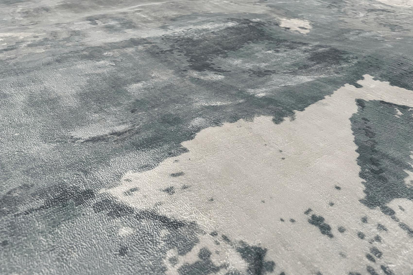 Patchwork Astral Grey Textured Rug | Size: 400 x 400 cm