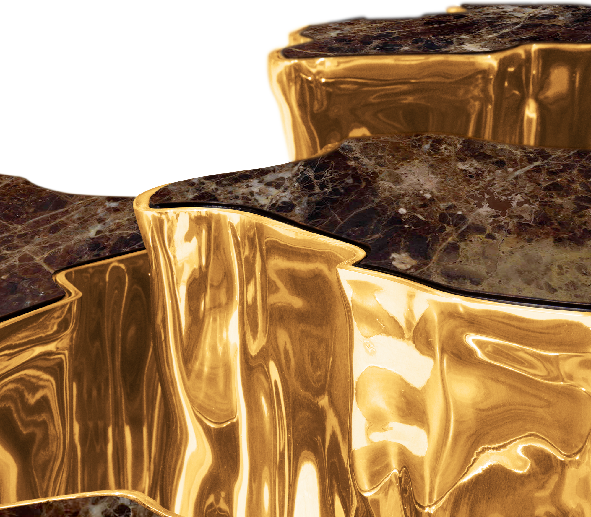 Earth-Tone Designer Coffee Table