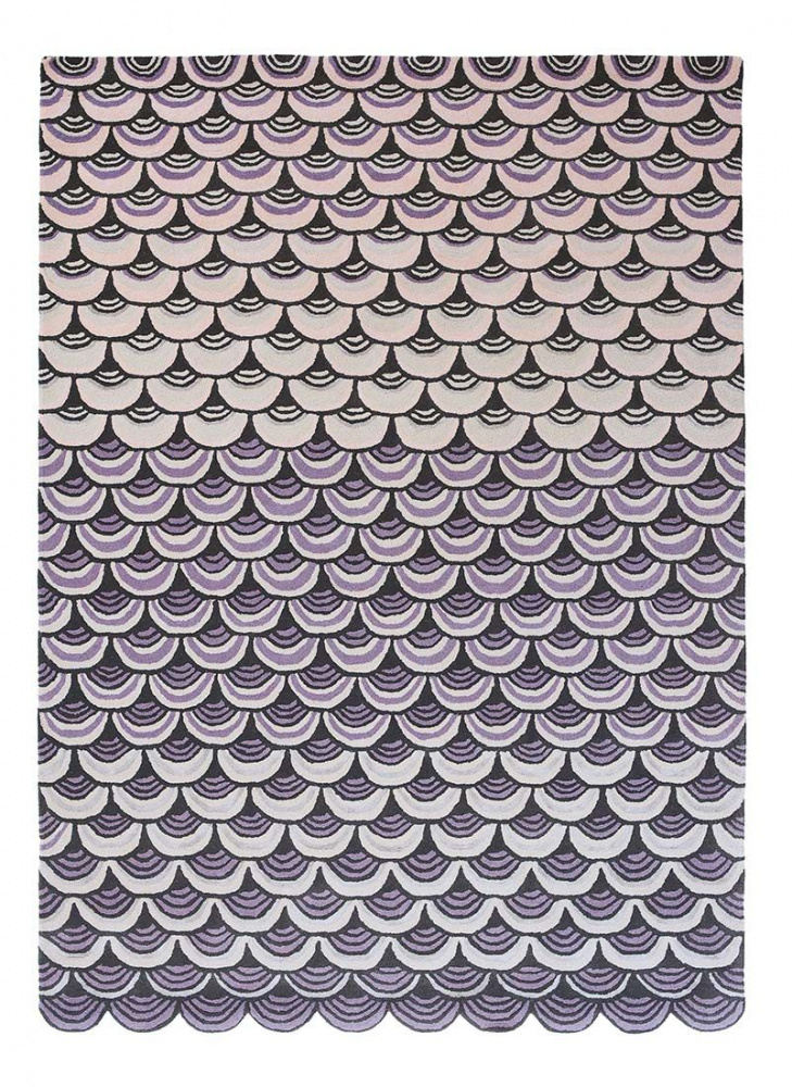 Handwoven Gradient Pink Rug