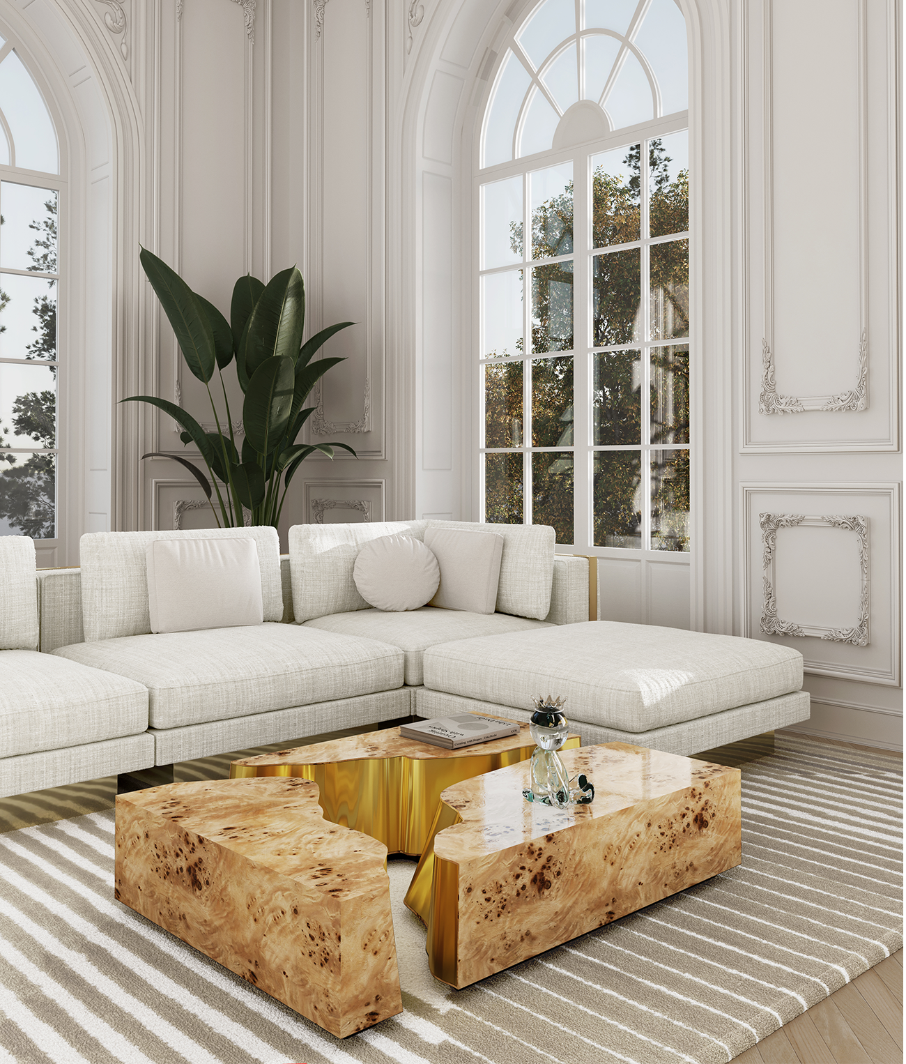 Poplar Designer Coffee Table