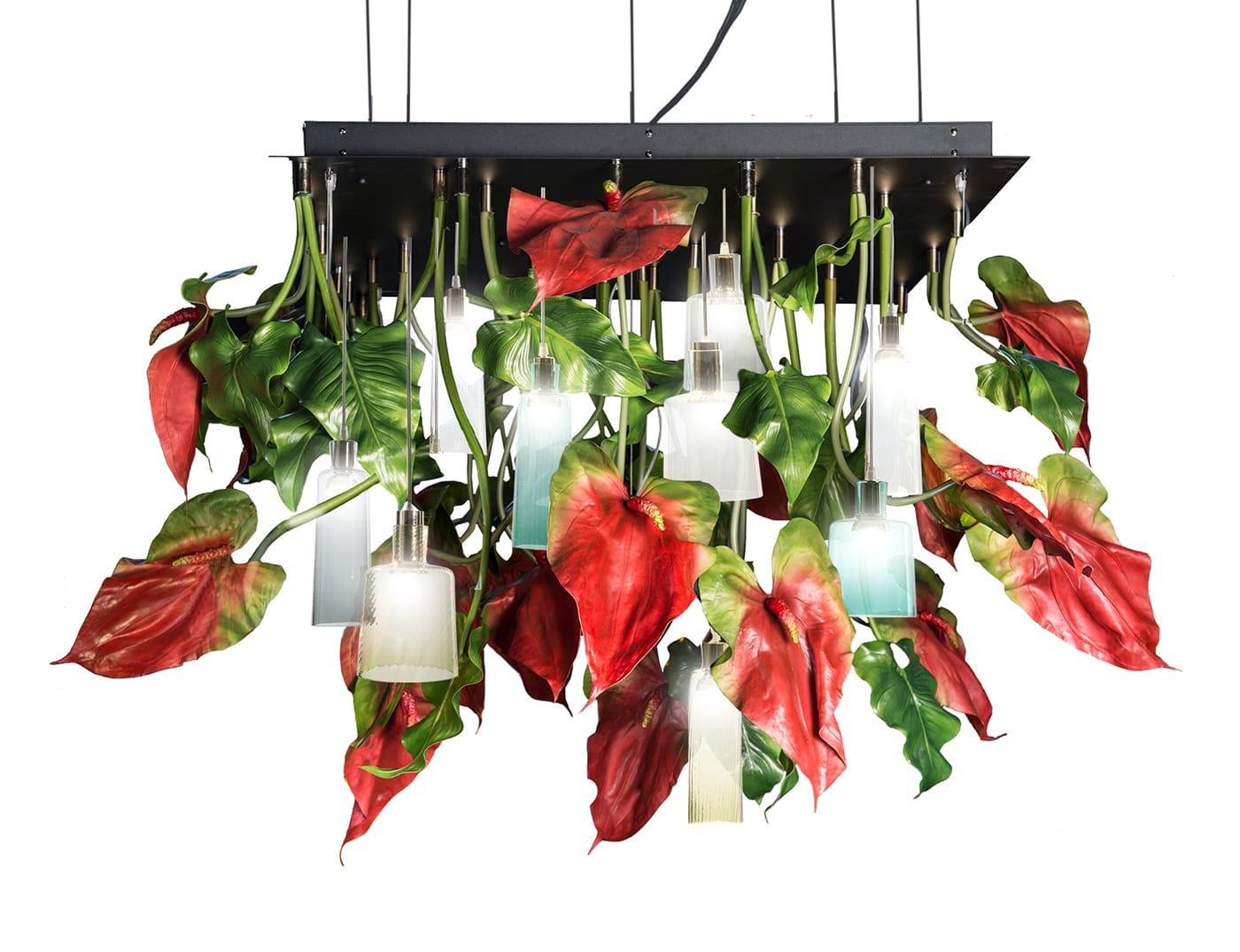 Anthurium Statement Chandelier