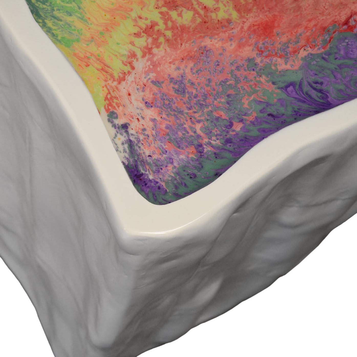 Glacial Artisanal Side Table