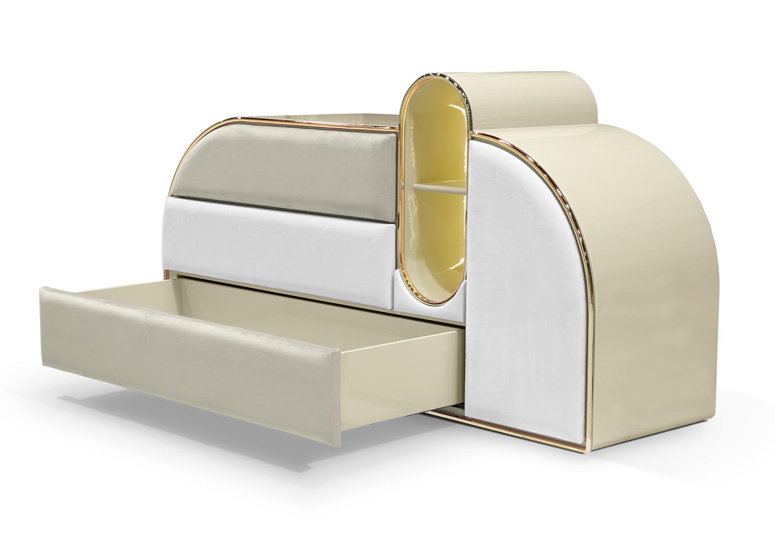 Candy Triple Beige Chest of Drawers
