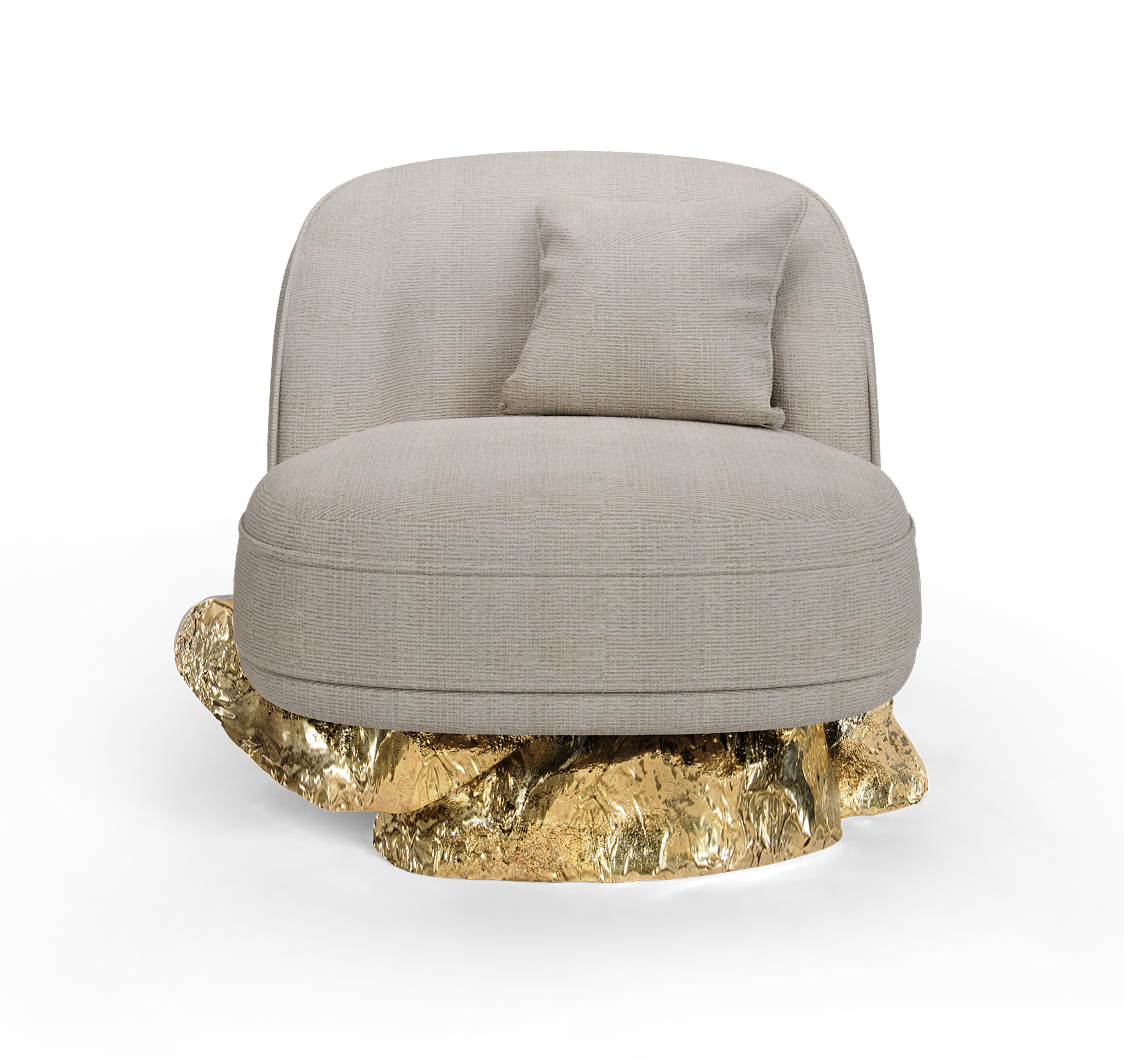 Angora Baltic Toffee Designer Armchair