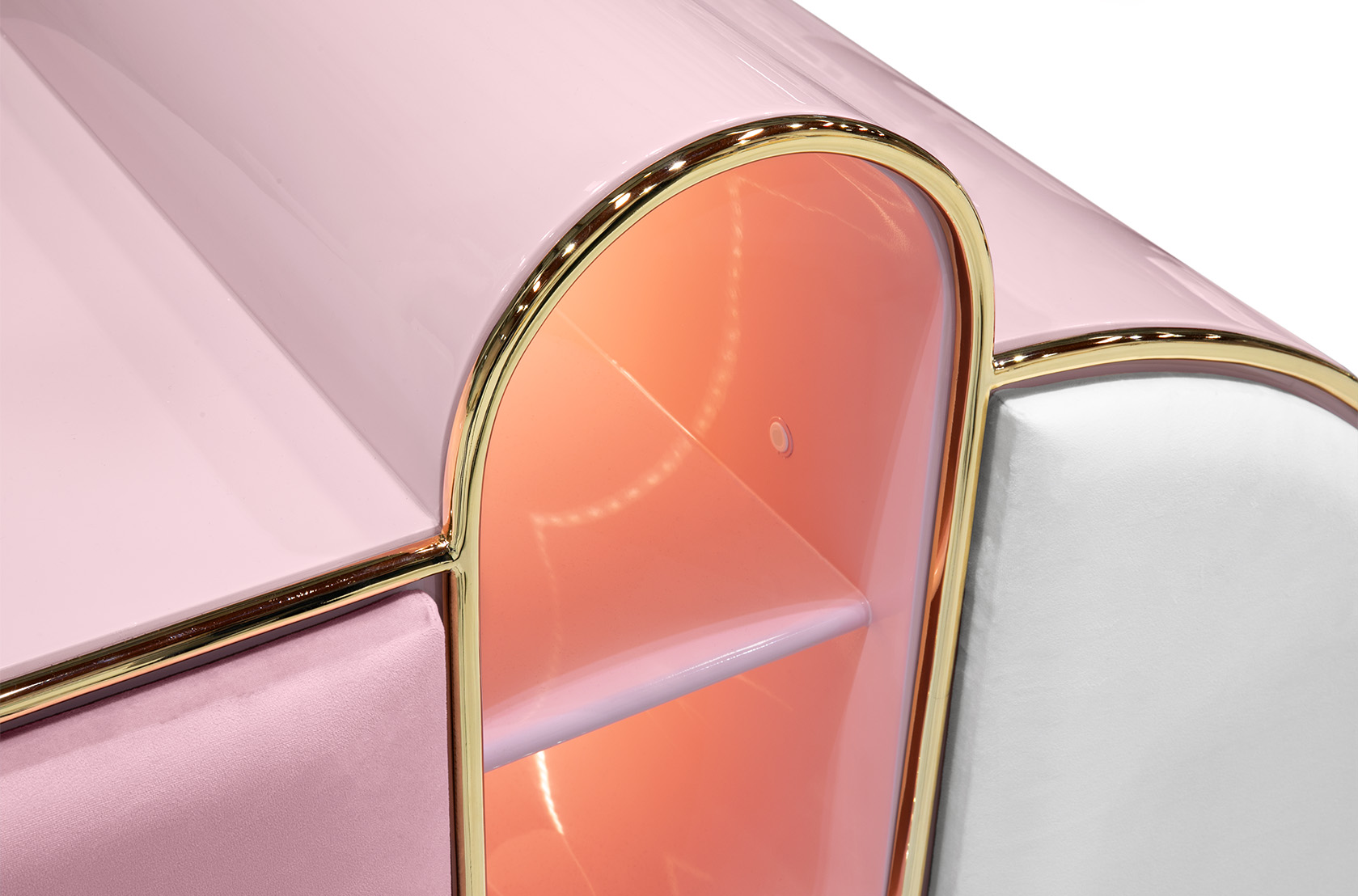 Candy Triple Pink Chest of Drawers