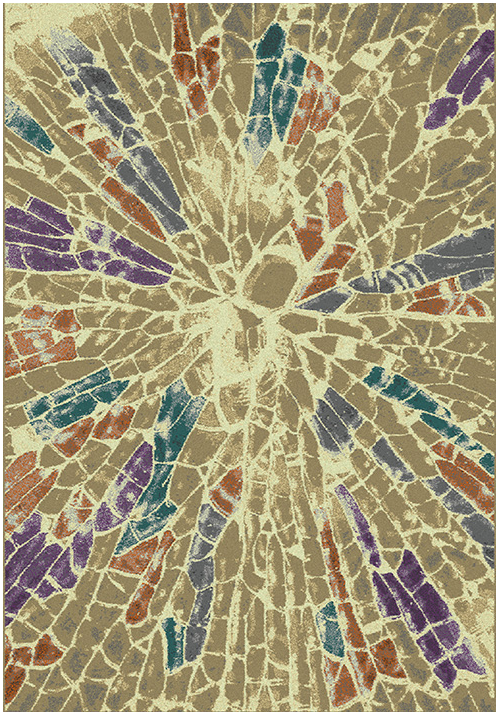 Multi Power Loom Rug | Size: 160 x 235 cm