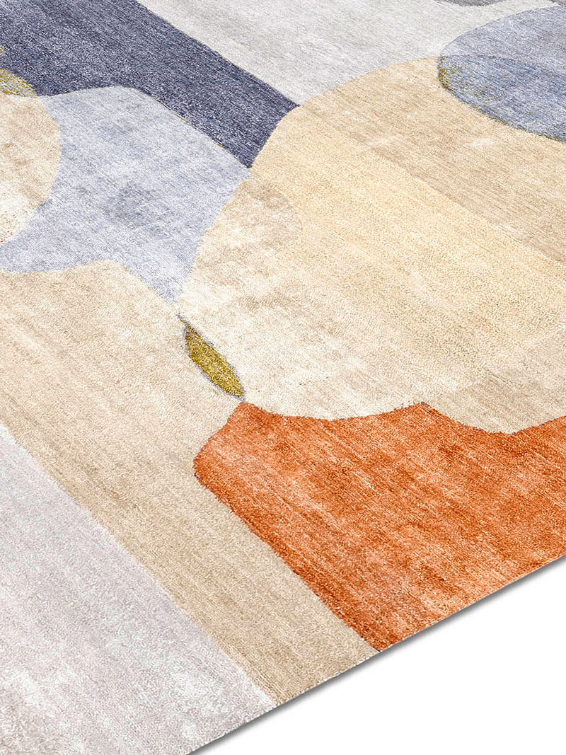 Original Hand-Knotted Silk / Wool Rug