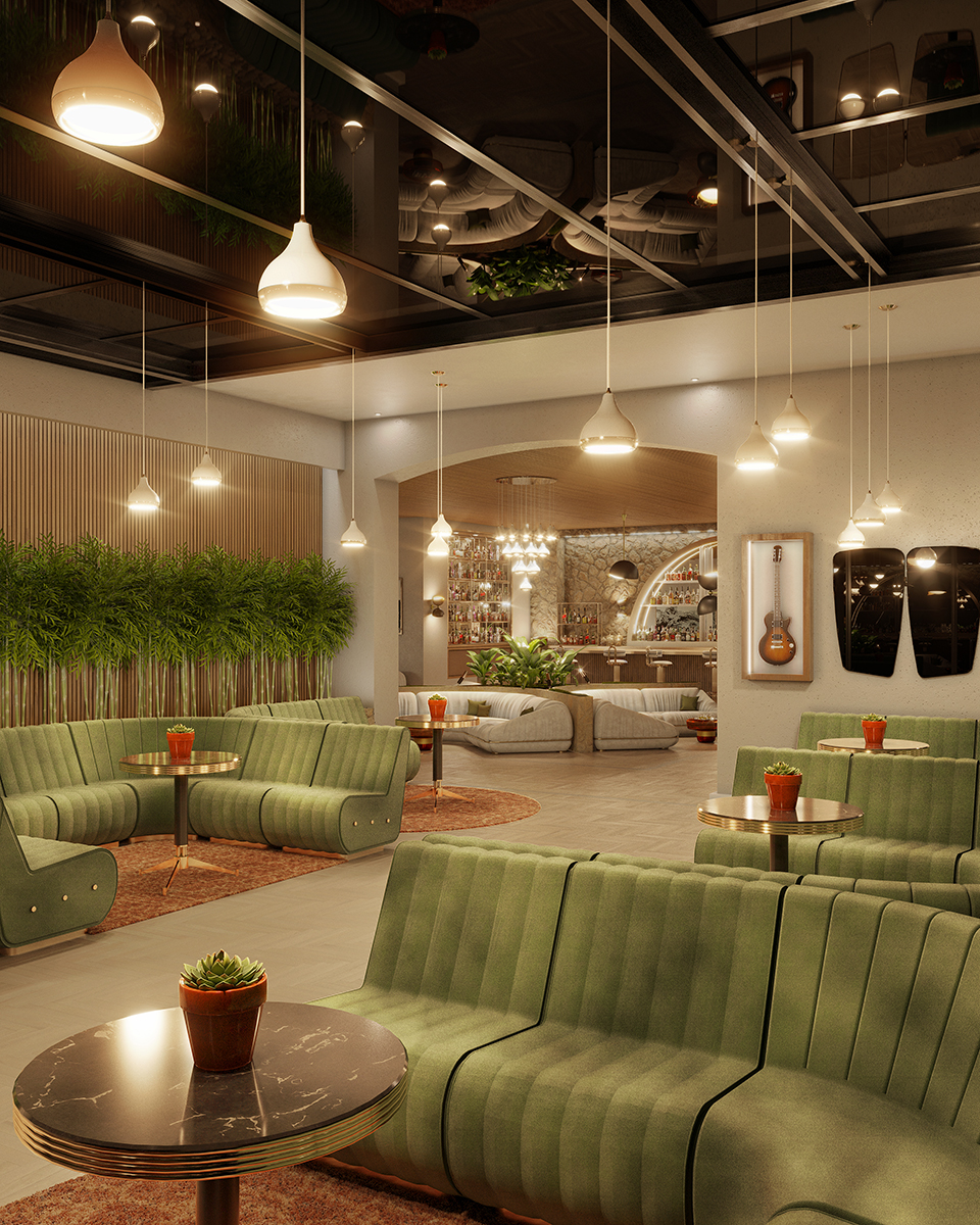 Elegant Beam Suspension Lamp - 10