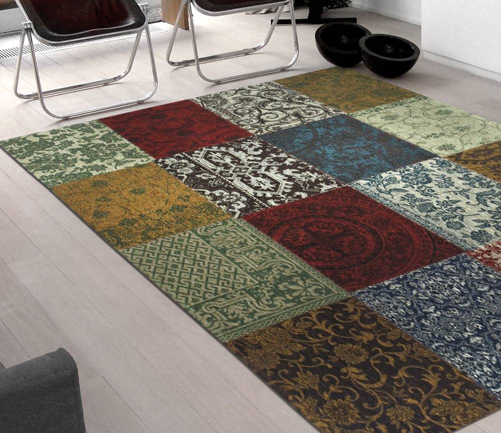 Patchwork Rug Multi Multi-color | Size: 170 x 240 cm