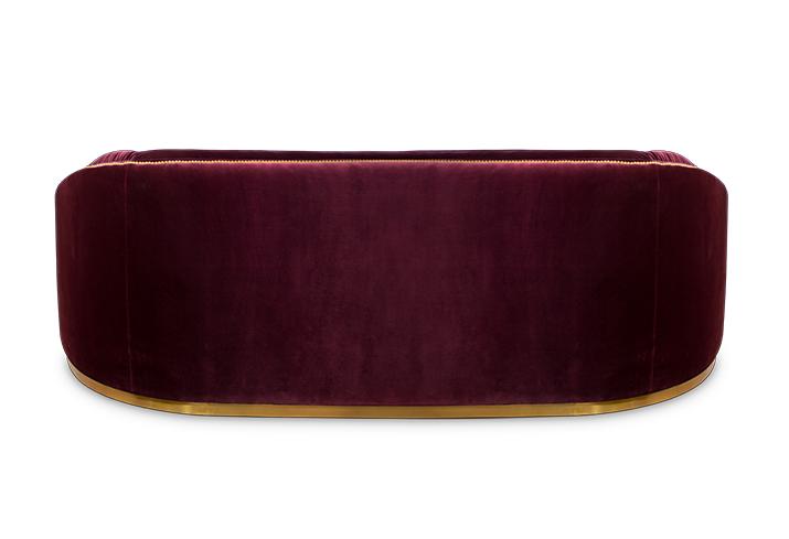Premium Comfort Red Curved Deluxe Sofa