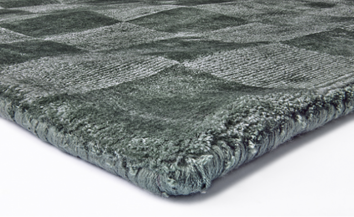 Tencel Grey Hand-Woven Rug | Size: 170 x 240 cm
