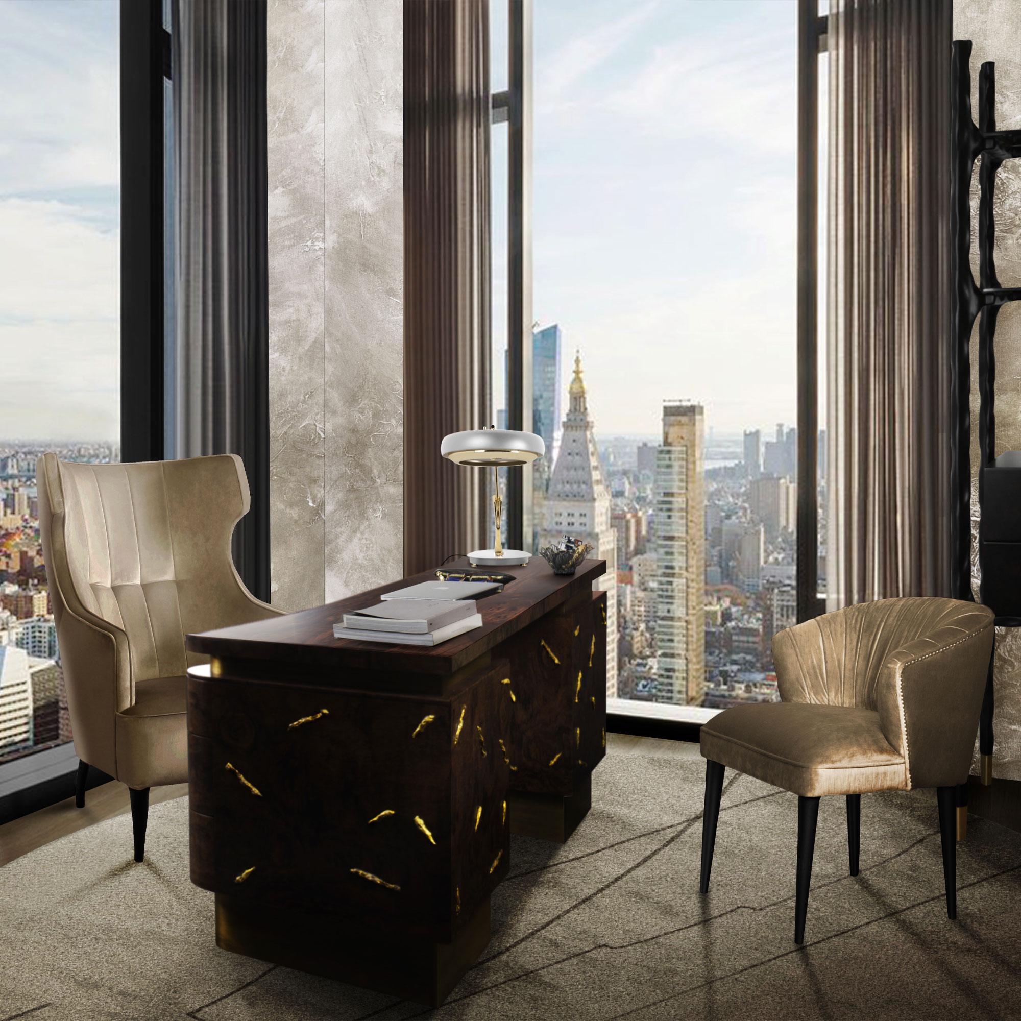 Designer Wood Studio Desk