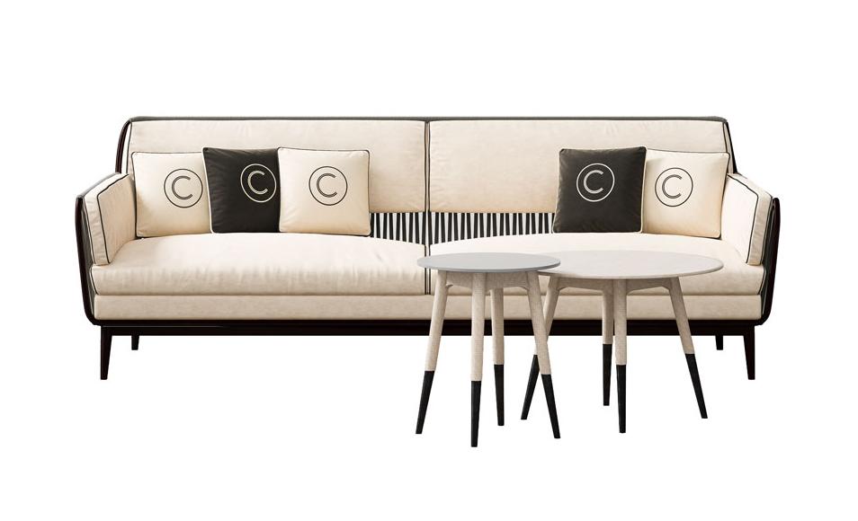 Soft-Beige Comfortable Sofa